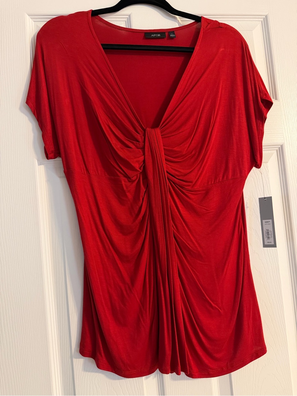 Kohl's Red Twist-Front Women's Blouse